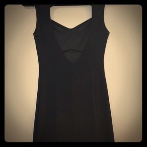 Black mini dress